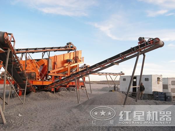 輪胎式移動破碎站