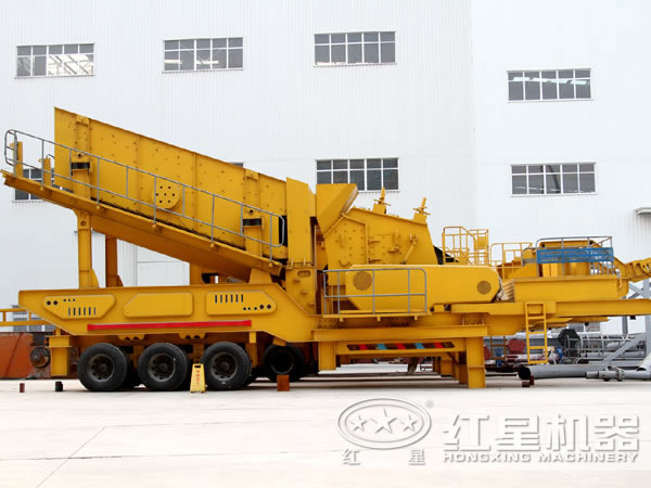 車載移動(dòng)式石子破碎機(jī)