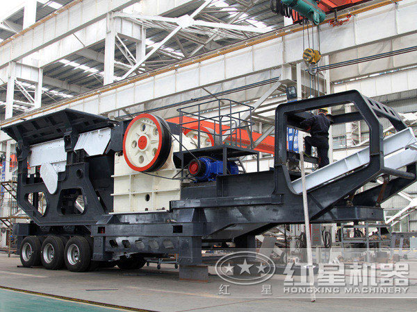 紅星廠家鄂式移動破碎機圖片