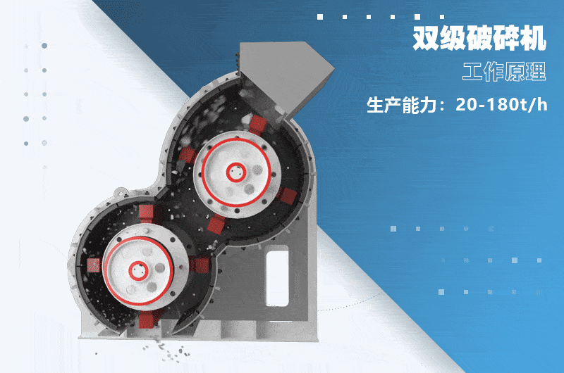 雙級(jí)破碎機(jī)工作原理圖 雙級(jí)破碎機(jī)工作原理圖