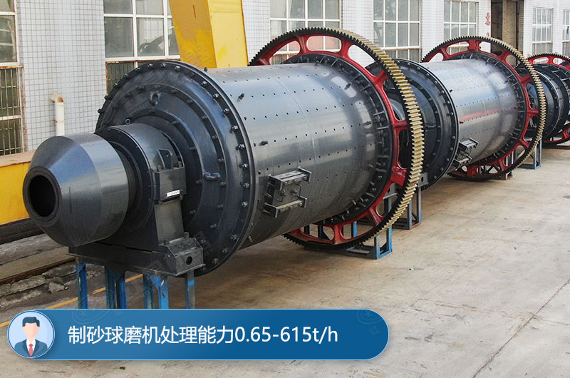制砂球磨機處理能力
