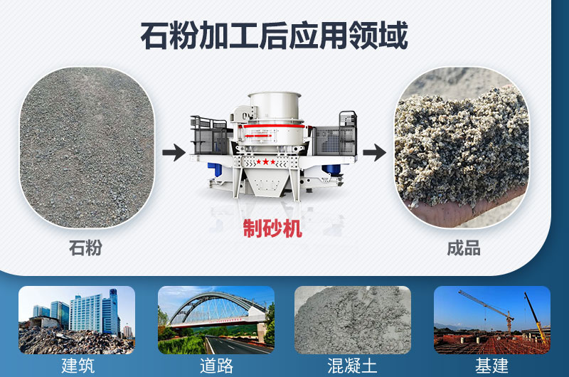 石粉加工后應(yīng)用領(lǐng)域