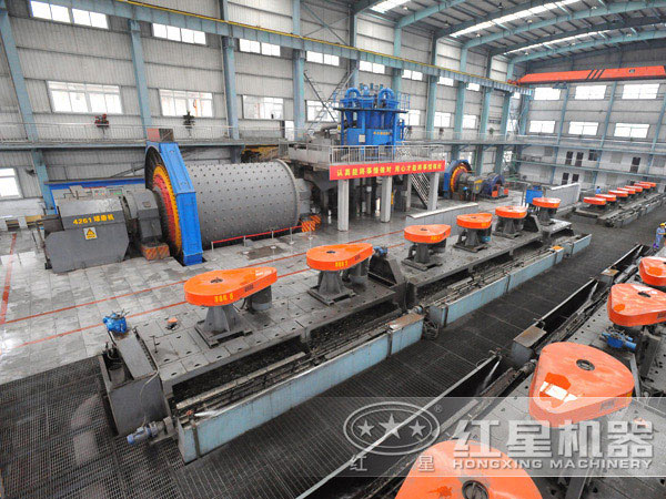 鉬礦選礦生產(chǎn)線