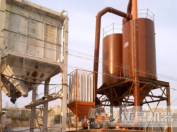 HGM德版超細磨粉機現(xiàn)場