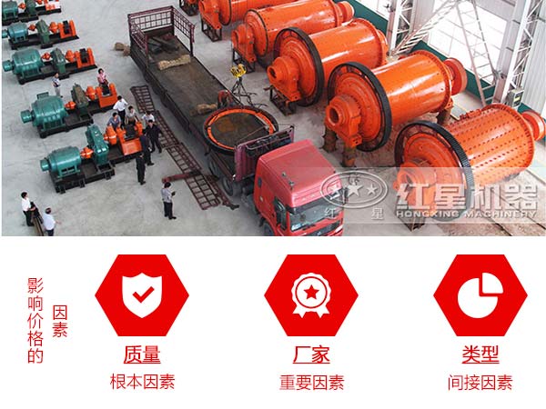 影響球磨機價格的因素