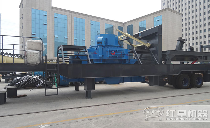 小型流動打沙機展示