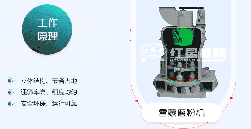雷蒙磨粉機的工作原理