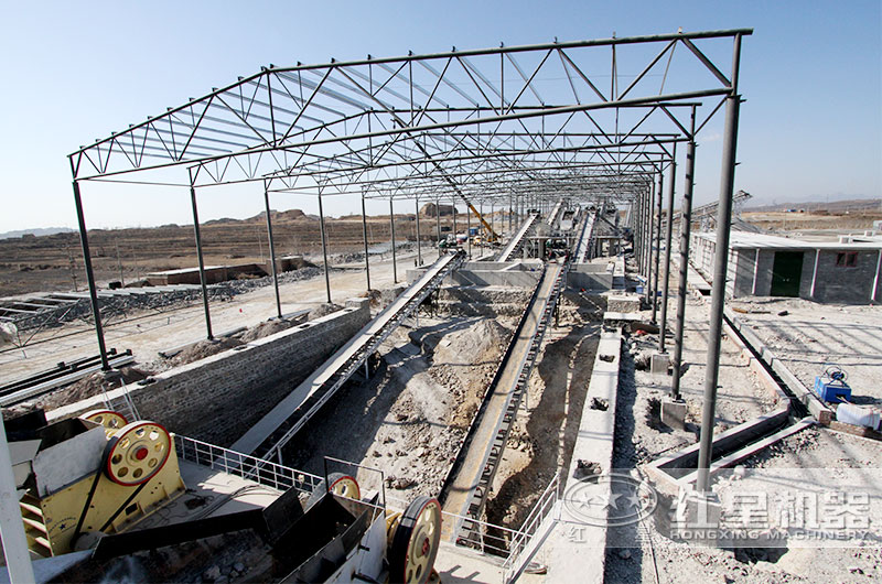 破石子機(jī)器現(xiàn)場