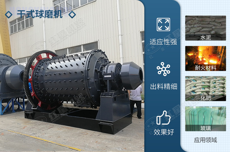 干式球磨機應用多種領域