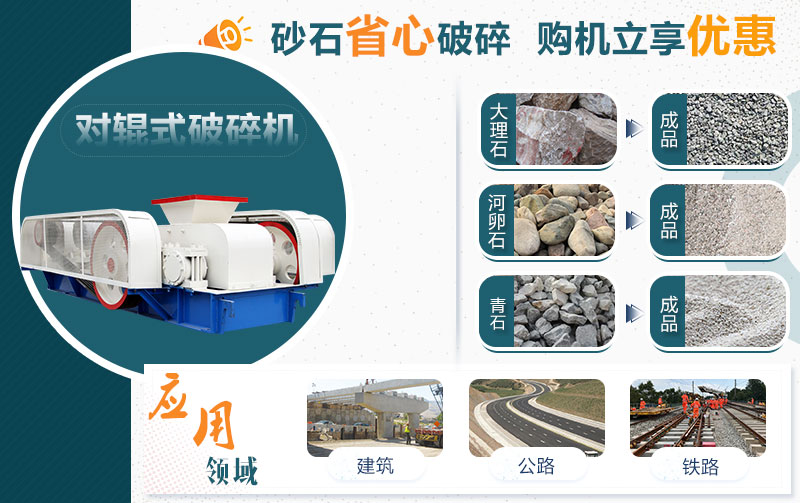液壓對輥制砂機應用領域廣